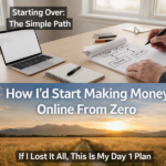 How I Would Start Making Money Online If I Had to Start Over