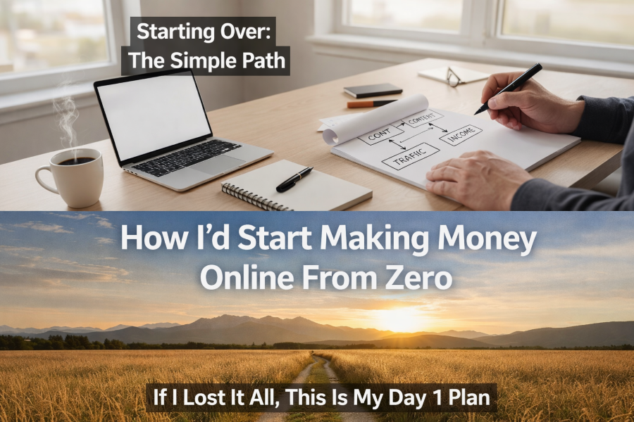How I Would Start Making Money Online If I Had to Start Over