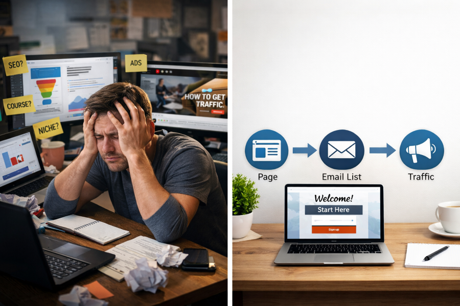 beginner overwhelmed by too many online business tools