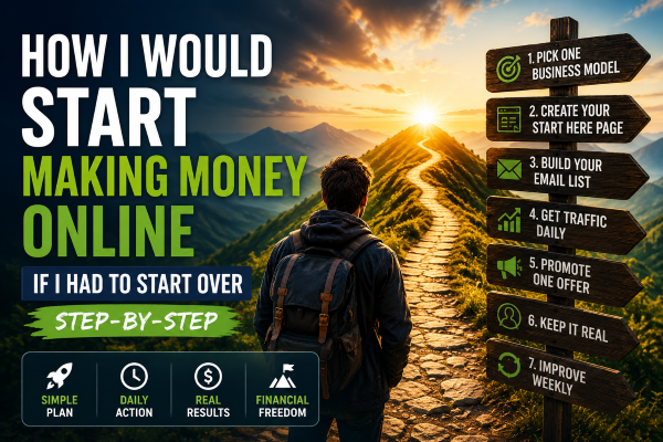 How I Would Start Making Money Online If I Had to Start Over